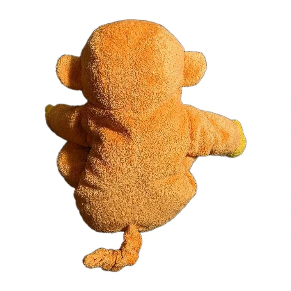 Gymboree Orange Yellow Monkey‎ Chimpanzee Plush Full Body Stuffed Hand Puppet